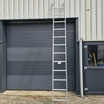 Trap ladder 3,3 m STS, aluminium